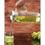 Cupwind 68 oz Borosilikat Glas Heiße/Kalte Wasserkanne mit Edelstahl-Siebdeckel