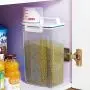 Dicht verschlossene Behälter für Küche, Plastiktanks, Reisbehälter, Lebensmittel- und Snack-Schubladen, Sets zur Lebensmittel- und Organisationslösung