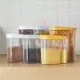 Household Storage Tanks, Open Grain Jars, Cereals, Storage Tanks, Kitchen Food Storage Boxes, Sealed Cans, Household, Small jade blue, 1.8L Household Storage Tanks, Open Grain Jars, Cereals, Storage Tanks, Kitchen Food Storage Boxes, Sealed Cans, Household, Small jade blue, 1.8L