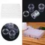 Bouteilles Transparentes en Plastique, 30pcs, Petites Boîtes Rondes Translucides pour Stockage de Perles et Bijoux. Bouteilles Transparentes en Plastique, 30pcs, Petites Boîtes Rondes Translucides pour Stockage de Perles et Bijoux.