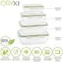 ORYX Storage Container, 850 ml, Green, 14 x 19 x 7 cm