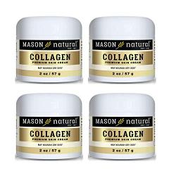Collagen Beauty Cream Made with 100% Pure Collagen Promotes Tight Skin Enhances Skin Firmness 2 OZ. Jar PACK of 4