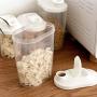 Clearance! DDLmax Multi-Grain Storage Box, Plastic Cereal Dispenser Storage Box Kitchen Food Grain Rice Container Nice
