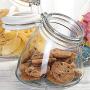Glass Sealed Jars, Kitchen Household Grain Containers, Storage Spices/Oatmeal/Beans/Coffee Beans
