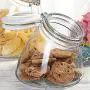 Bouteilles en verre étanches, contenants de stockage de grains, d'épices/avoine/haricots/café. Bouteilles en verre étanches, contenants de stockage de grains, d'épices/avoine/haricots/café.