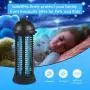 Elektrischer Insektenspender – Effektiver Mücken- und Fliegenvernichter für drinnen und draußen, elektrische Insektenfalle mit Lichtbirne für Garten, Schlafzimmer und Zuhause