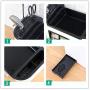 Multi-purpose Condiment Container, Kitchen Seasoning Box Storage Racks With Chopsticks Box Clear Acrylic Spice Jars-e5
