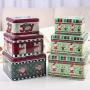 MOMU 3pcs/Set Christmas Biscuits Coin Candy Storage Box Container Case Jewelry Headphones Organizer Tin Sealed Jar