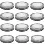 CHBKT 12 Pack Premium Reuseable Mason Jar Silicone Seals Gasket Lids for Regular Mouth Jar, Canning Storage Jars, Leak Proof Sealing Lid Inserts/Liners for Mason Jars, Stainless Steel Bands Included. CHBKT 12 Pack Premium Reuseable Mason Jar Silicone Seals Gasket Lids for Regular Mouth Jar, Canning Storage Jars, Leak Proof Sealing Lid Inserts/Liners for Mason Jars, Stainless Steel Bands Included.