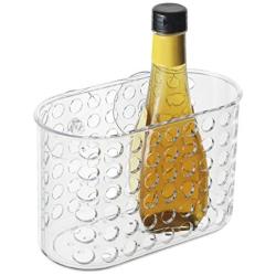 WENKO 202008100 Universal Box Circles Big, Plastic PS, 19 x 12 x 10 cm, Transparent