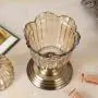 Schokoladenbehälter, großer brauner Zuckerbehälter, Dekorativ, für Hochzeit, Buffet, Party, Glas Candy Jar, 14x24cm