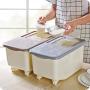 Kitchen Food Storage Jar Airtight Food Storage Cereal Storage Containers with Airtight Lids, BPA Free & Food Grade Plastic, Keeping The Foods Dry and Fresh, Saving Space In The Kitchen.