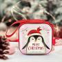 seelive Christmas Tin Box, Candy Cookie Jar Gift Storage Container Holiday Decorative Box handy