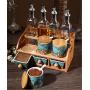 Mini Spice Jars Ceramic Spice Box Set Creative Home European Double Layer Spice Jar