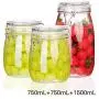 Ball Glass Sealed Jar Lids, Transparent Storage Containers Round Herbs Pot-F Ball Glass Sealed Jar Lids, Transparent Storage Containers Round Herbs Pot-F