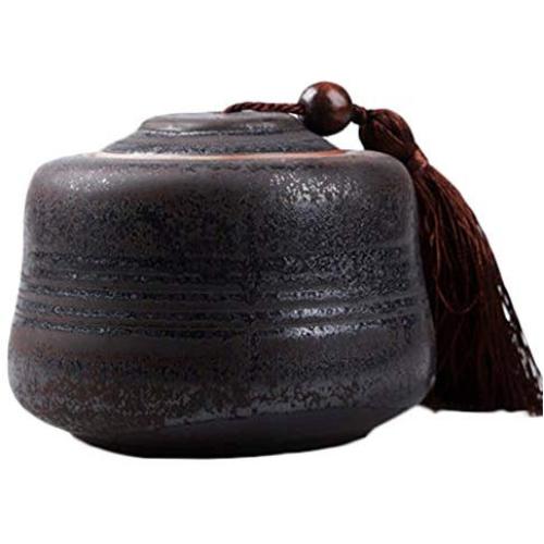 Goddness Bar Japanese-Style Storage Pots Tea Coffee Canisters Ceramic Jars(Style 21)