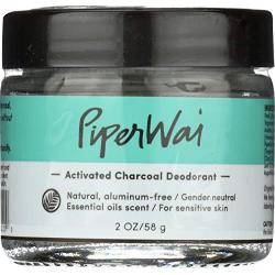 PiperWai Natural Deodorant Jar, 2 Ounce