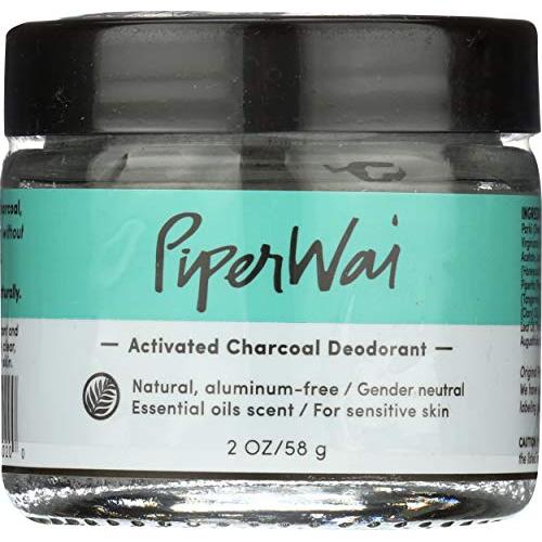 PiperWai Natural Deodorant Jar, 2 Ounce