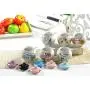 ländliche Village Retro Blumen Lavendel Keramik Zucker Schale Set Zuckerdispenser mit Deckel Löffel Salztopf Pfeffer Lagerbehälter Würze-Rastplatz Behälter für Küche