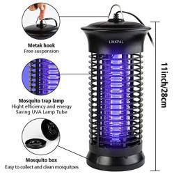 LINKPAL Electric Bug Zapper, Powerful Insect Killer, Mosquito Zappers, Mosquito lamp, Light-Emitting Flying Insect Trap for Indoor