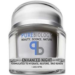 Pure Biology Night Cream Face Moisturizer with Retinol, Hyaluronic Acid & Breakthrough Anti Aging, Anti Wrinkle Complexes – Face & Neck Skin Care for Men & Women, All Skin Types