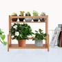 Ufine 2 Tier Bamboo Spice Rack Organizer Kitchen Countertop Storage Shelf Free Standing Holder Under Cabinet Bathroom for Various Bottles, Jars, Space Saving