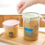 Practical Household Plastic Storage Jars Food Storage Bottle Safe Non Toxic Leakproof Sealed Kitchen Storage Box,800Ml