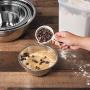 Charlies CKW Premier Stainless Steel Mixing Bowls Set of 6 including 3/4, 1.5, 3, 4, 5, and 8 qt Polished Mirror Finish Nesting Bowls Convenient Cookware for Grilling, Cooking, Baking, Gifts, and more