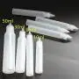 10 Stück Pen-förmige PE-Kunststoff-Tropferflasche, Flüssigkeitstropfer mit Kristallverschluss (15 ml)