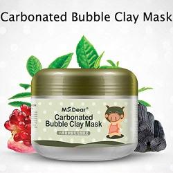 MS.DEAR Bubble Clay Cream Bubbles Mud Cream Moisturize Deep Cleansing Cream 3.52 oz