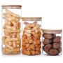 Transparent Glass Storage Bottles Grains Spice Tea Leaf Coffee Beans Candy Food Jars Kitchen Containers Jars Bottle Organization,950Ml