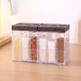DUDDP Storage Spice lar set Spice Seasoning Box PP Salt Pepper Jars Box Kitchen Spice Storage Bottles Cooking Kitchen Accessories Tool