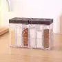 DÜDDP Lagerbox für Gewürze, Gewürze-Samen-Box, PP Salz-Pfeffer-Behälter, Küchen Gewürz-Aufbewahrungsflaschen, Koch-Küchen-Zubehör Werkzeug