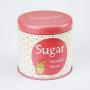 Nicoles Workshop Colorful Dot Mini Storage Metal Jar,Covered,&quotSugar",Pink