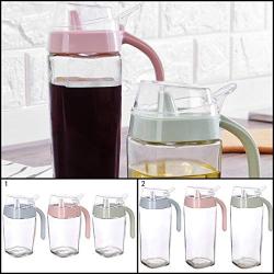 JUSTDOLIFE Oil Dispenser Set Cooking Oil Cruet Oil Dispenser Bottle Vinegar Container Kitchen Gadgets