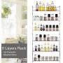 6 Tier Spice Rack Wall Mount Kitchen Door Jar Cabinet Organizer Storage Pantry 6 Tier Spice Rack Wall Mount Kitchen Door Jar Cabinet Organizer Storage Pantry