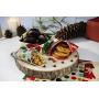 Royal Bee Wraps, Eco Friendly Reusable Food Wraps, Sustainable Plastic Free Food Storage, Multi size 3 Pack (Festive)