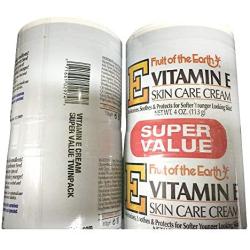 Fruit of the Earth Vitamin E Cream 4 oz. - 2 Pieces