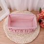 Milue Home Foldable Make Up Storage Box Desktop Cosmetic Organizer Makeup Container (Pink)