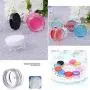 GBSTORE 10 Pcs 5 Gram Sample Empty Container,Plastic Clear Cosmetic Pot Jars with Screw Cap Lid for Eye Shadow,Nails Powder,Paint,Creams,Jewelry,etc,Mix-Color GBSTORE 10 Pcs 5 Gram Sample Empty Container,Plastic Clear Cosmetic Pot Jars with Screw Cap Lid for Eye Shadow,Nails Powder,Paint,Creams,Jewelry,etc,Mix-Color