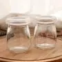6 Joghurt Gläser mit Deckel – Puddinggläser mit Plastikdeckel Ersatzgläser für Joghurtmaschine – Joghurtglas mit PE-Deckel 100ml/150ml/200ml (7.0 oz – 6 Stück)
