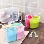 Bouteilles de Condiments Créatives en Plastique, 3-4 Grilles, Boîtes de Conserve de Spices Détachable avec Couvercles – Idéales pour Épices, Condiments, Sel, etc. Bouteilles de Condiments Créatives en Plastique, 3-4 Grilles, Boîtes de Conserve de Spices Détachable avec Couvercles – Idéales pour Épices, Condiments, Sel, etc.