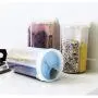 Kitchen grain cans/household food plastic sealed fresh storage tank/beans compartment storage box