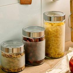 Glass Storage Sealed Jars, Kitchen Food Containers, Storage Jam/Honey/Coffee/Candied Fruit