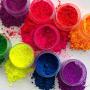 Neon Pigment Eyeshadow Powder,FindinBeauty UV Glow Blacklight 6 Mixed Bright True Colors Eye Shadow Pigments Fluorescent Matte Mica Dye Colorant Neon Makeup Set (6NE)