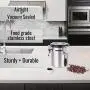 Houseables Airtight Coffee Canister, Grounds Container, Date Tracker, 1/8 Cup Scoop, 16 Oz Vault, CO2 Valve, Stainless Steel, Espresso Bean Containers, Storage Tin, Nuts, Sugar, Flower, Kitchen, Tea Houseables Airtight Coffee Canister, Grounds Container, Date Tracker, 1/8 Cup Scoop, 16 Oz Vault, CO2 Valve, Stainless Steel, Espresso Bean Containers, Storage Tin, Nuts, Sugar, Flower, Kitchen, Tea