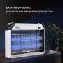 SPICA Electric Bug Zapper Insect Mosquito Pest Killer Fly Trap 20W Electronic Indoor Use 2 Replacement UVA Light Bulbs Included SPICA Electric Bug Zapper Insect Mosquito Pest Killer Fly Trap 20W Electronic Indoor Use 2 Replacement UVA Light Bulbs Included