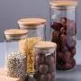 Glass Sealed Jars, Kitchen Household Grain Storage Tanks, Storage Spices/Pasta/Oatmeal/Coffee Beans Glass Sealed Jars, Kitchen Household Grain Storage Tanks, Storage Spices/Pasta/Oatmeal/Coffee Beans