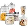 Clear Pantry Labels Set for Kitchen Restaurant Storage Organization Water Resistant, 210 Pcs in 7 Sizes for Food Containers, Jars for Flour, Sugar, Coffee Clear Pantry Labels Set for Kitchen Restaurant Storage Organization Water Resistant, 210 Pcs in 7 Sizes for Food Containers, Jars for Flour, Sugar, Coffee