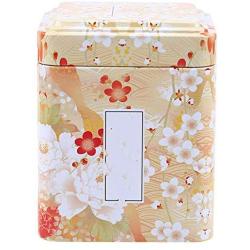 Sheep Shop Vintage Tea Caddy Pastoral Candy Tin Mini Iron Storage Boxes Seal Coffee Powder Cans Tea Leaves Container Metal Organizer,4